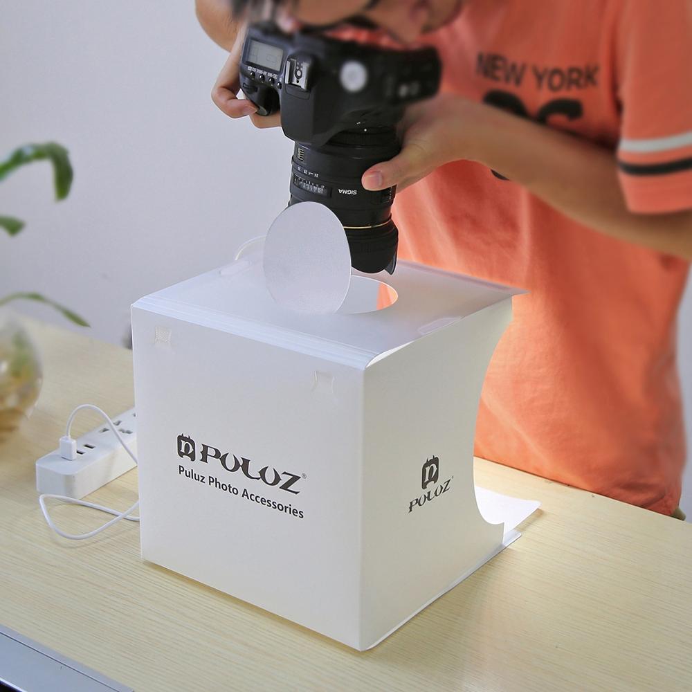 Portabelt Fotostudio med LED-belysning – LumiCube