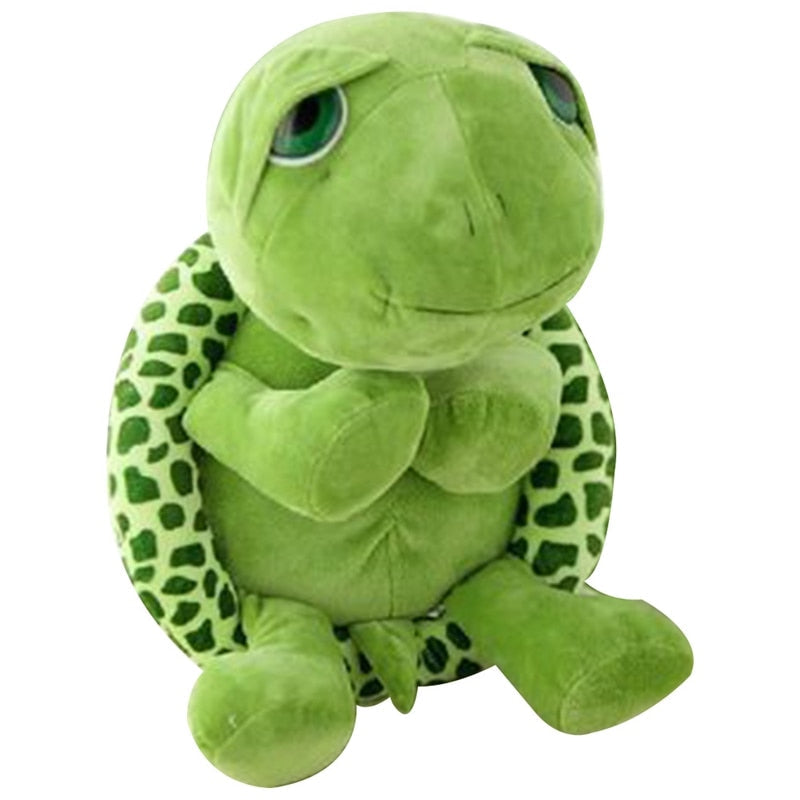 Mjuk Plush Sköldpadda Kramdjur med Realistisk Design – Kram Skal