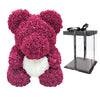 VivaBloom Oso de Rosa Romántico | Oso de rosa eterno hecho a mano para momentos llenos de amor
