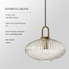VeraGlow Japansk Hängande Lampa | Chic Nordisk glaspendellampa för varmt och stämningsfullt ljus