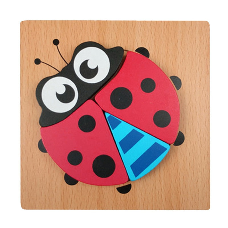 Montessori Trä Lärande Pussel – ColourJoy (Köp 1 Få 1 Gratis)