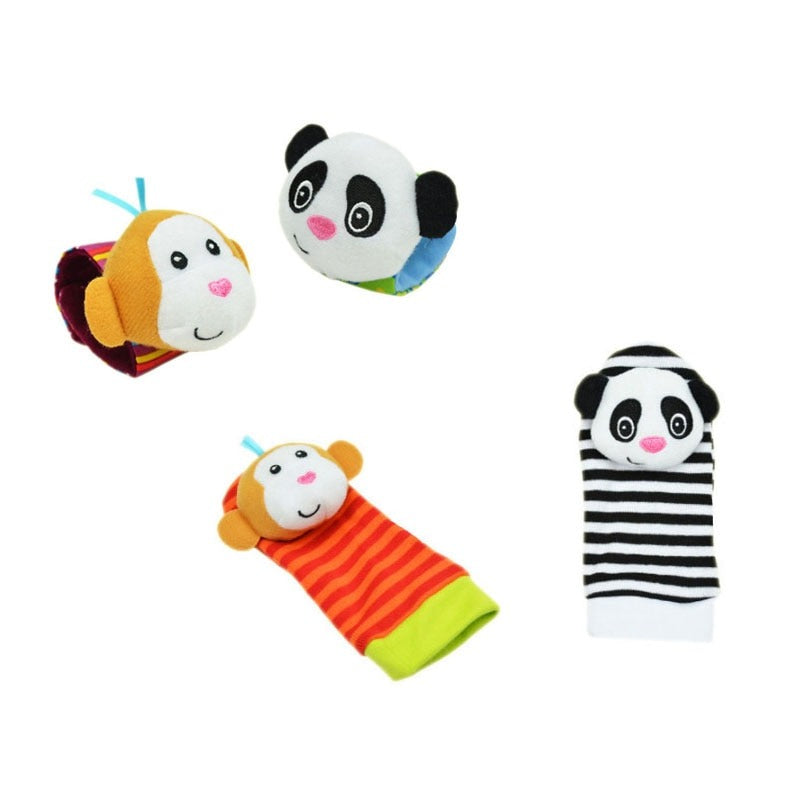 Sensorisk Rangle Set för Spädbarn med Hand- och Fotlek – WobbleFun (Köp 1, Få 1 Gratis)