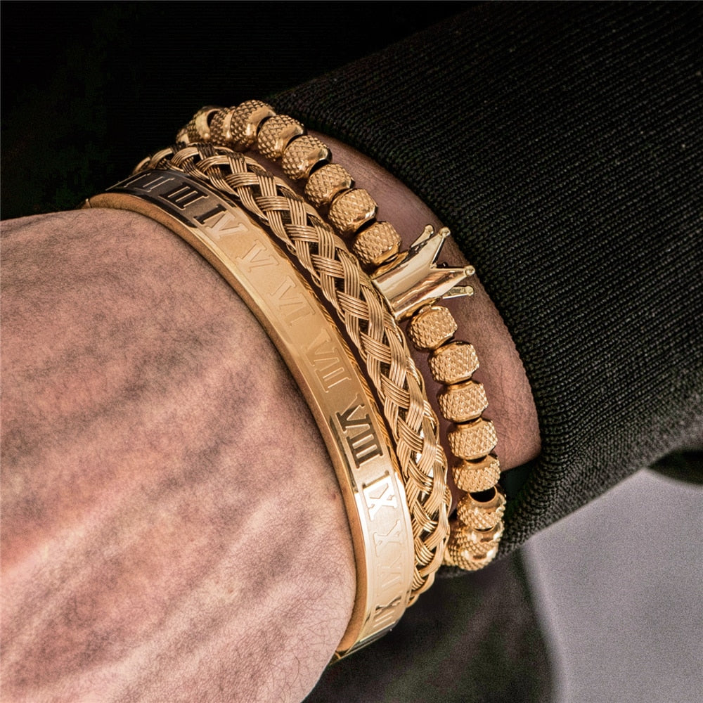 Luxe Herrarmbandsset – Julius