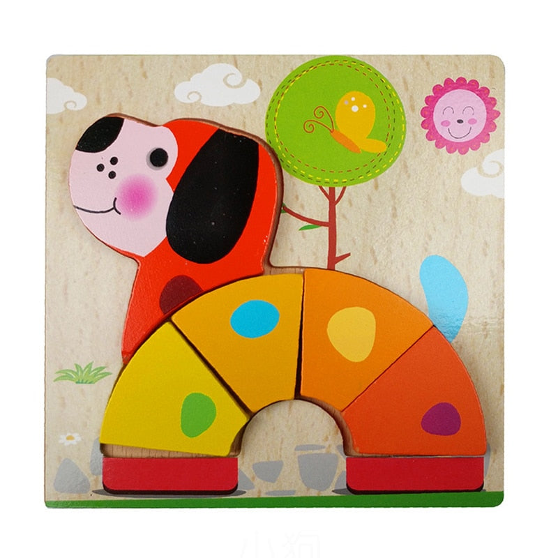 Montessori Trä Lärande Pussel – ColourJoy (Köp 1 Få 1 Gratis)