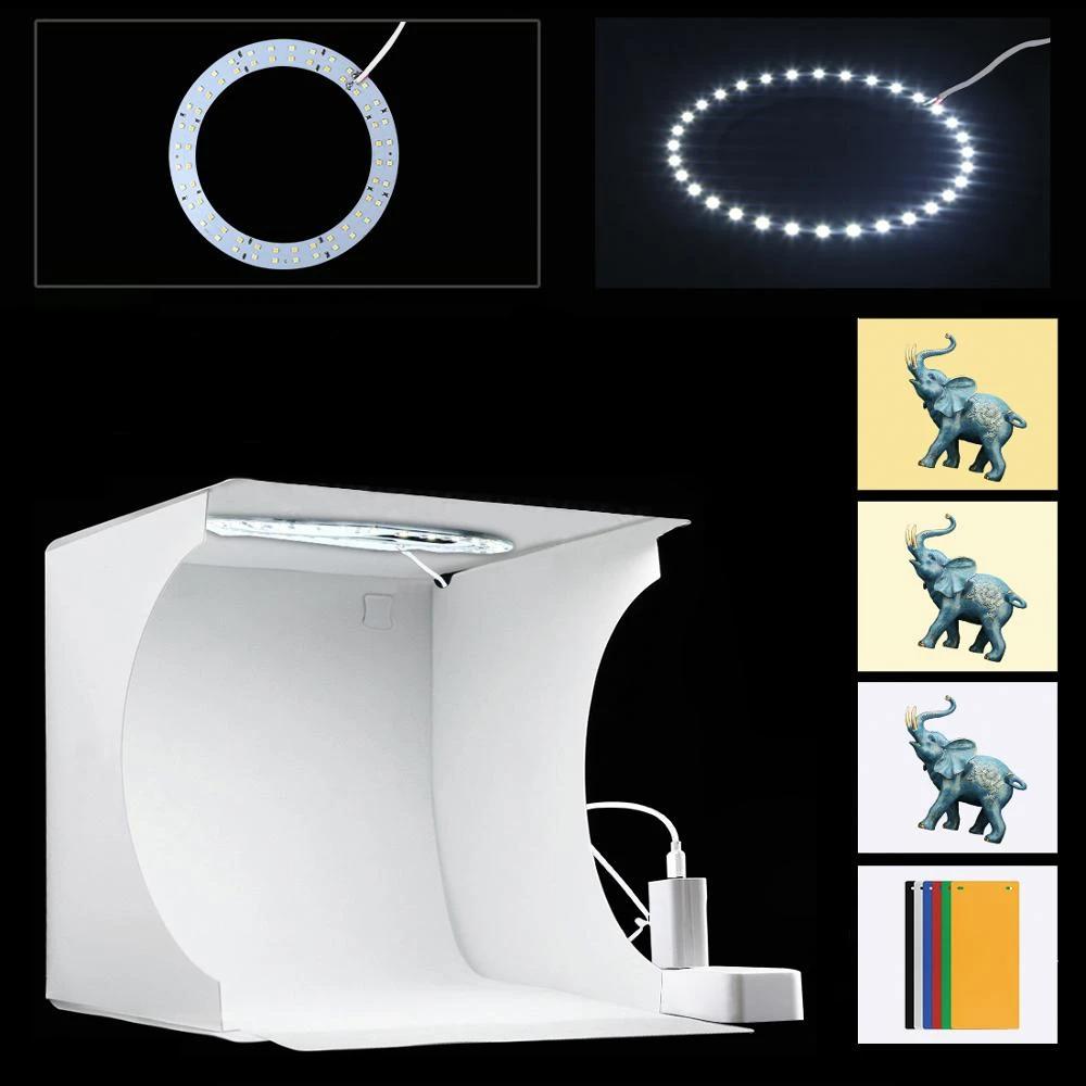 Portabelt Fotostudio med LED-belysning – LumiCube