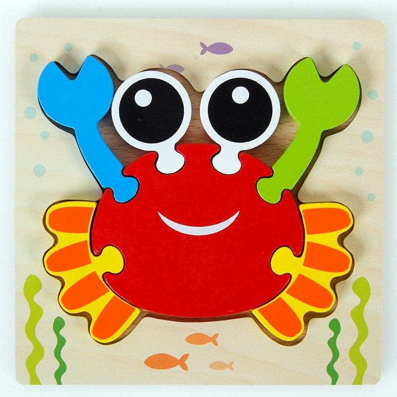 Montessori Trä Lärande Pussel – ColourJoy (Köp 1 Få 1 Gratis)