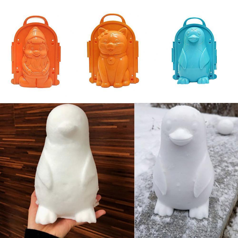 Snöskulpturform för Barn – Skapa Dina Egna Djur & Figurer – Köp 1 Få 1 Gratis