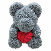 VivaBloom Oso de Rosa Romántico | Oso de rosa eterno hecho a mano para momentos llenos de amor
