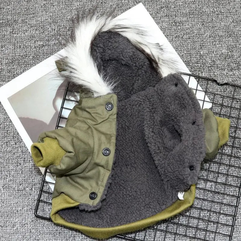 PureFur Vinterjacka för Hundar | Tjock och varm hoodie för hundar på vintern