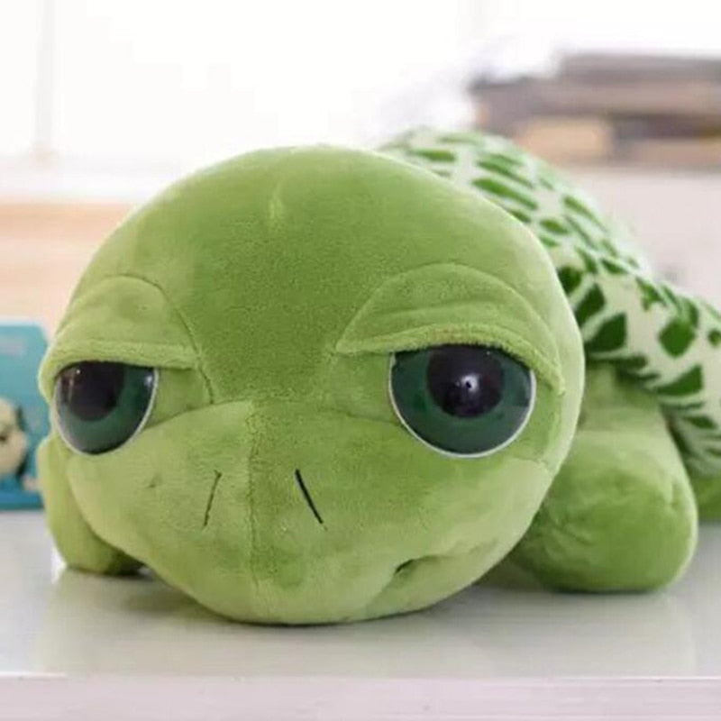 Mjuk Plush Sköldpadda Kramdjur med Realistisk Design – Kram Skal