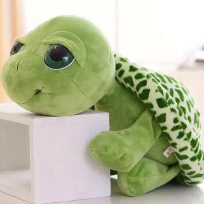 Mjuk Plush Sköldpadda Kramdjur med Realistisk Design – Kram Skal