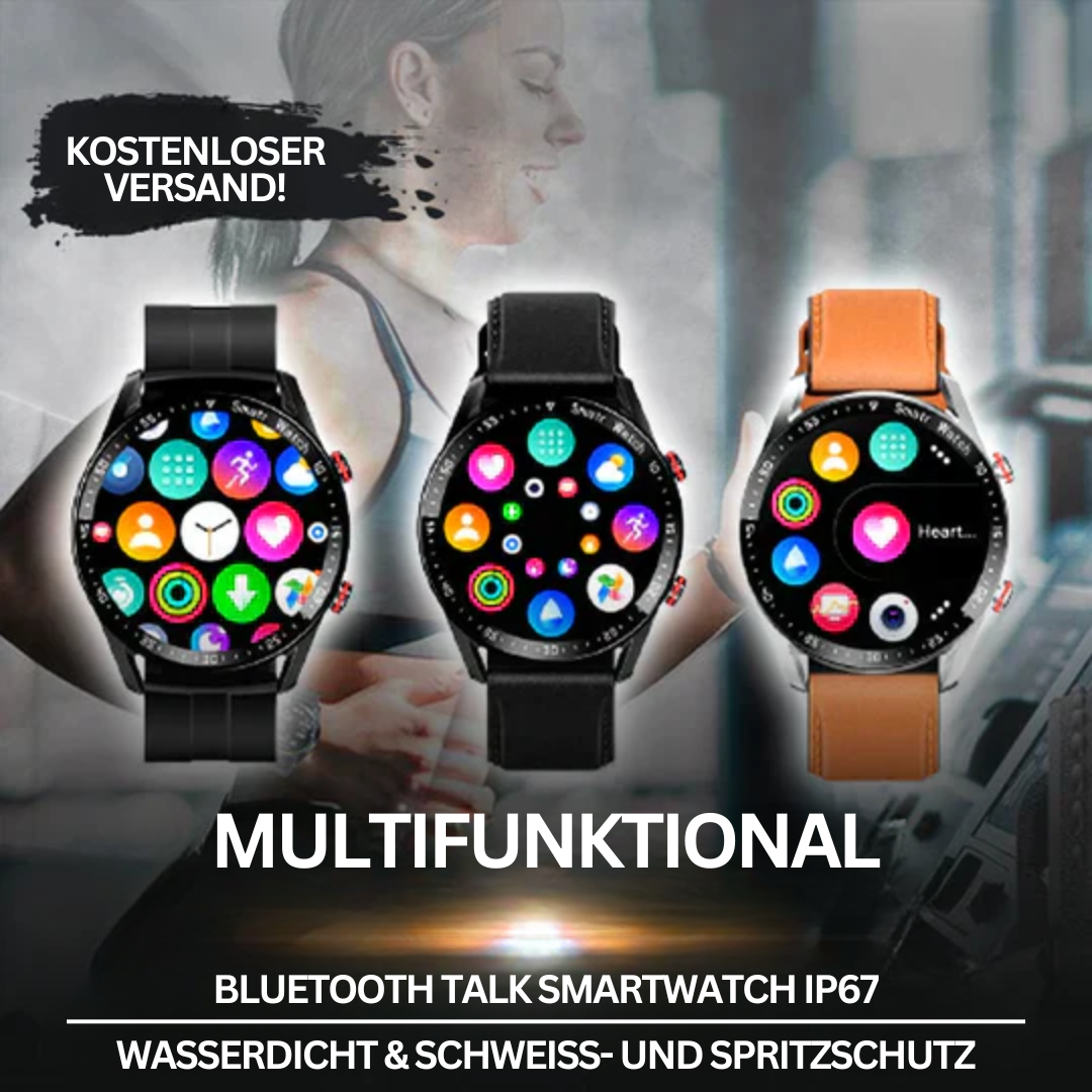 Multifunktionell Smartwatch - HealthSync Pro