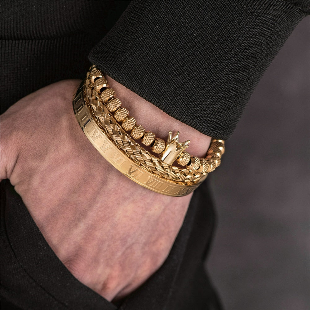Luxe Herrarmbandsset – Julius