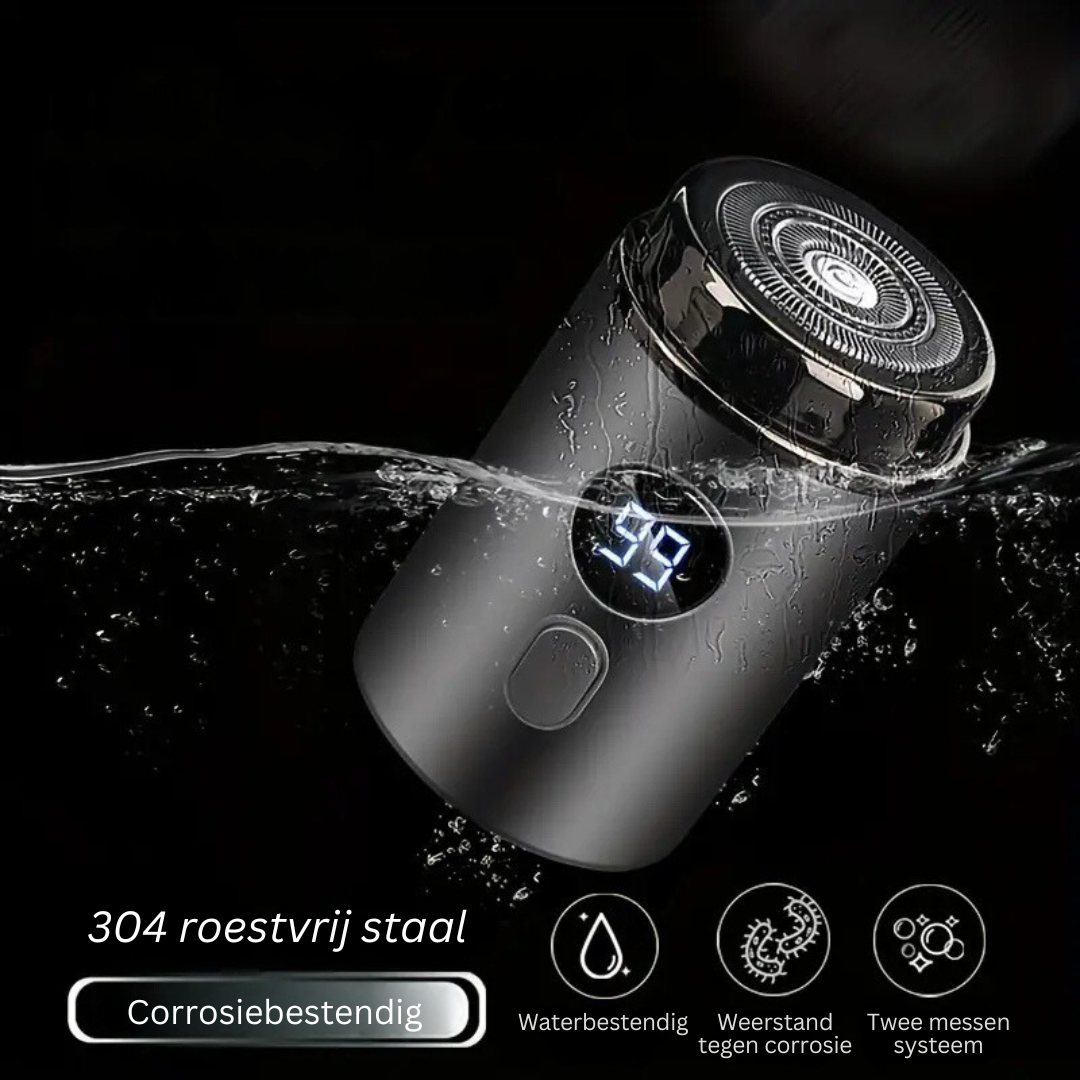 PureShave TurboGlide | Kompakt Elektrisk Rakapparat med Snabb Laddning & Smärtfri Precision