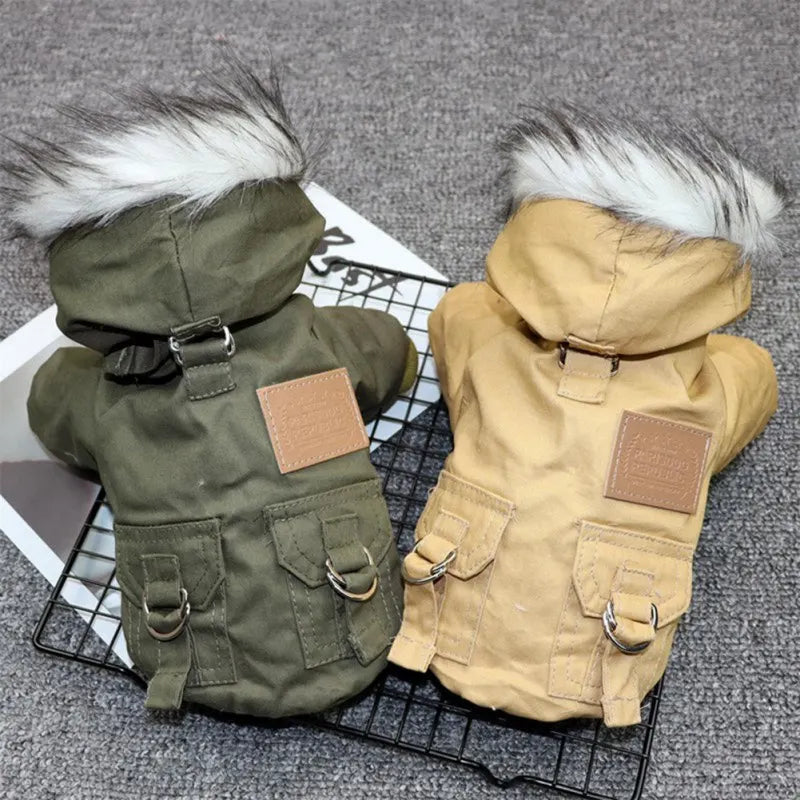 PureFur Vinterjacka för Hundar | Tjock och varm hoodie för hundar på vintern
