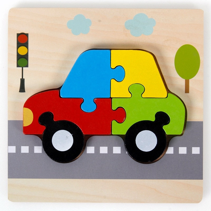 Montessori Trä Lärande Pussel – ColourJoy (Köp 1 Få 1 Gratis)