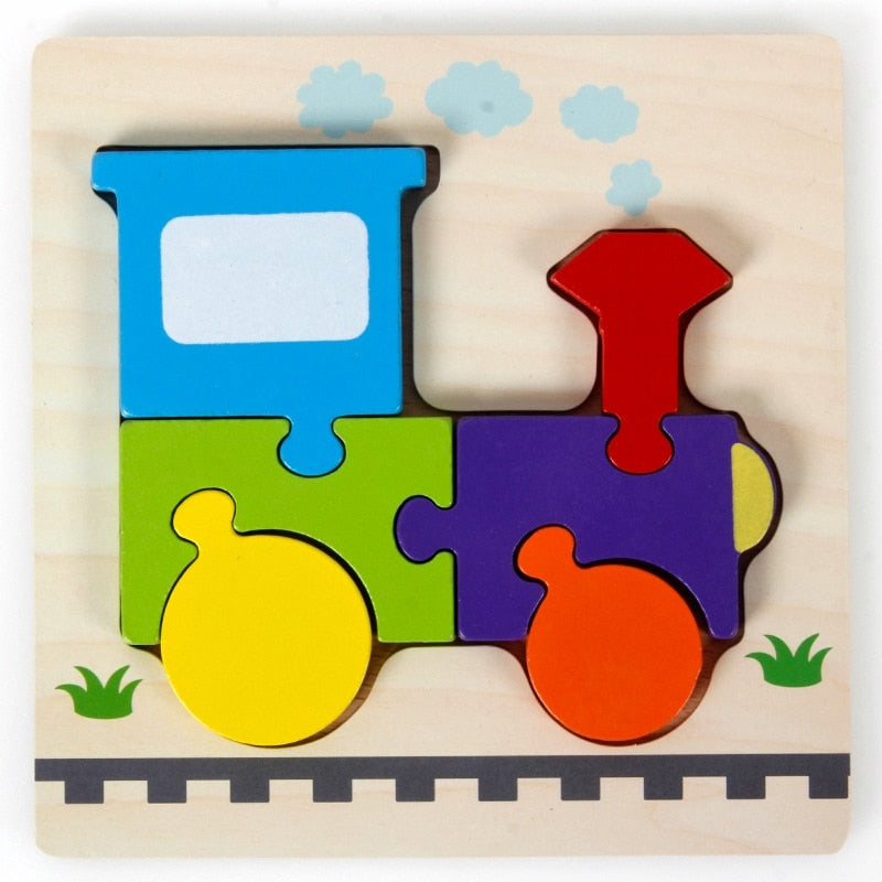Montessori Trä Lärande Pussel – ColourJoy (Köp 1 Få 1 Gratis)