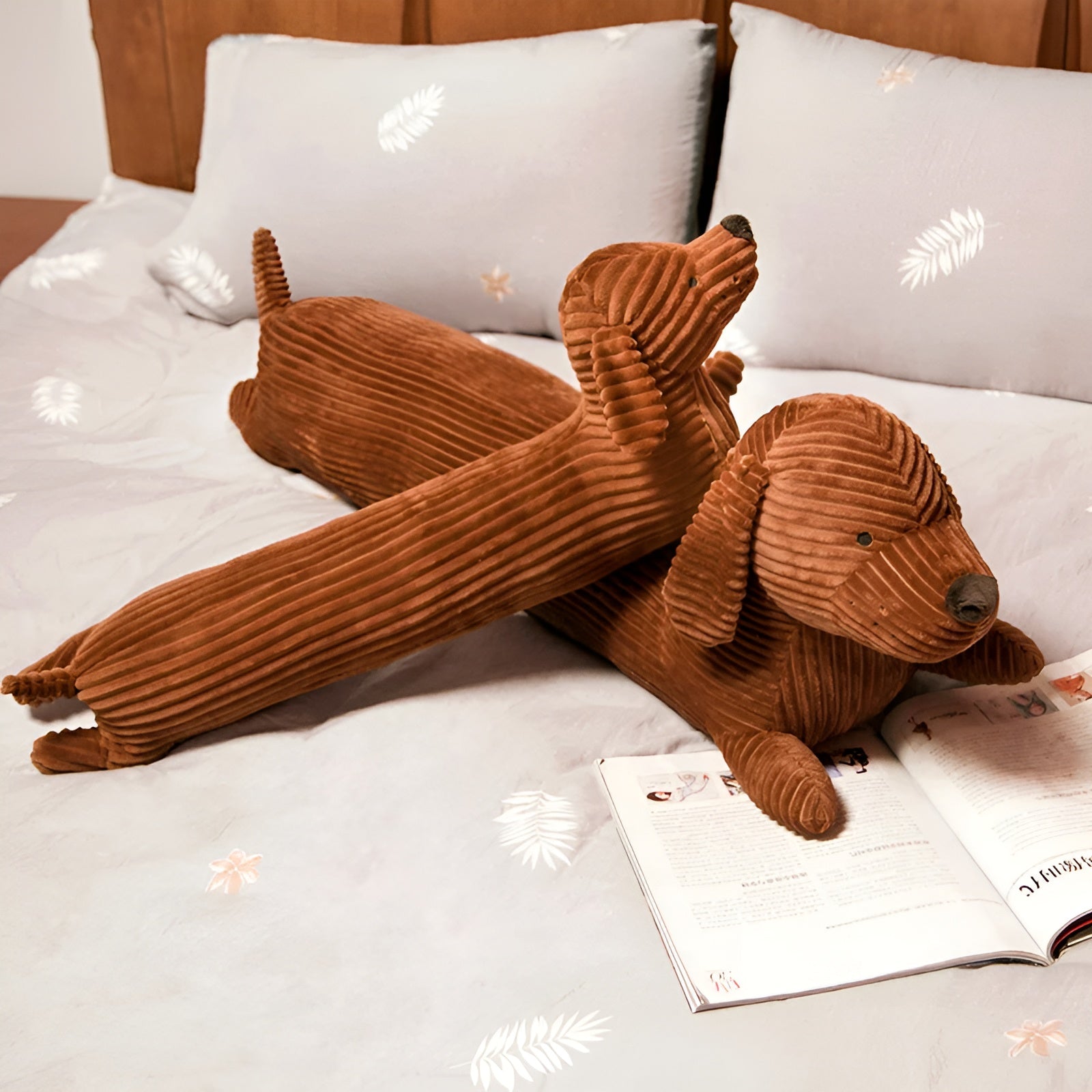 Plush Ergonomisk Dachshundkudde – DaxiRest