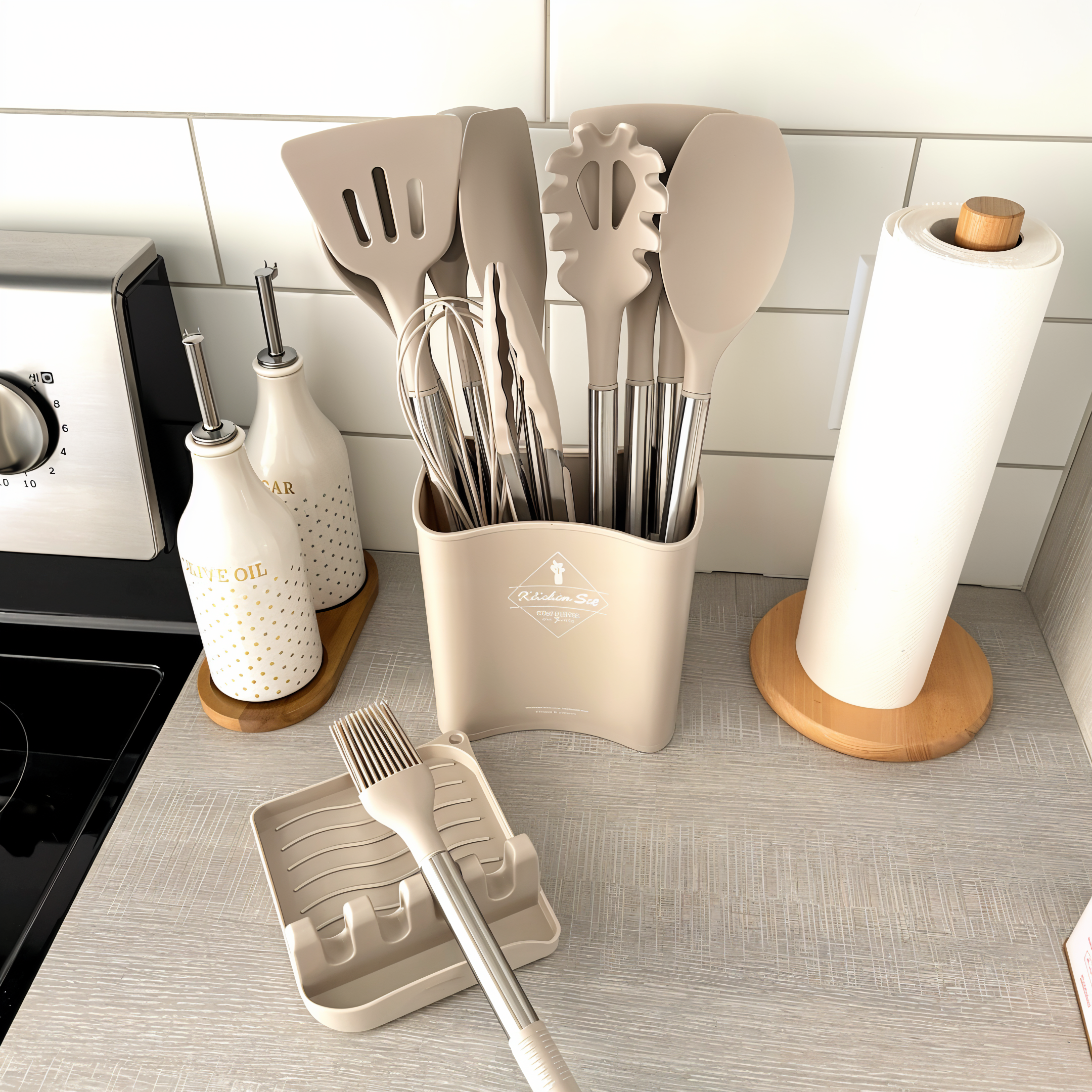 12-delars Silikon Kökredskapsset – Culinara Pro