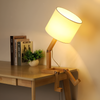 Flexibel Trä Skrivbordslampa – LumoBot