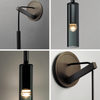 Minimalistisk Vägglampa med Rökt Glas – Orvane