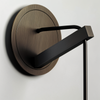 Minimalistisk Vägglampa med Rökt Glas – Orvane