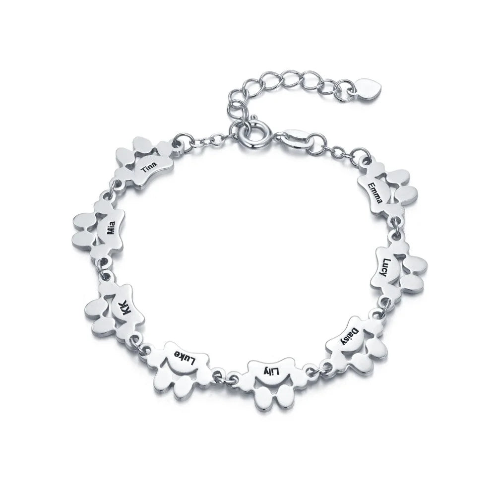 PetAmour Signaturarmband | Anpassningsbar husdjursjuvel med ingraverade namn