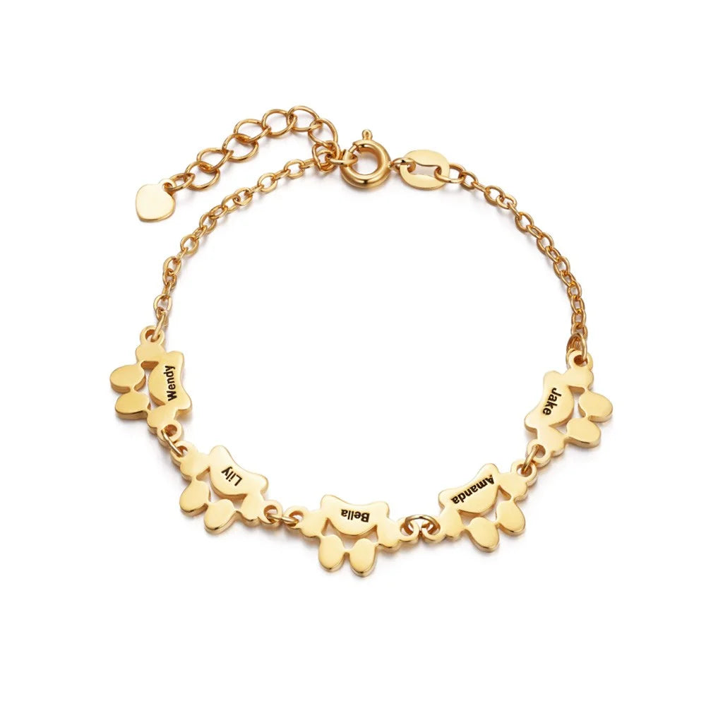 PetAmour Signaturarmband | Anpassningsbar husdjursjuvel med ingraverade namn