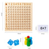 Trä Multiplikationsspel för Barn med Lärkort – Maximo
