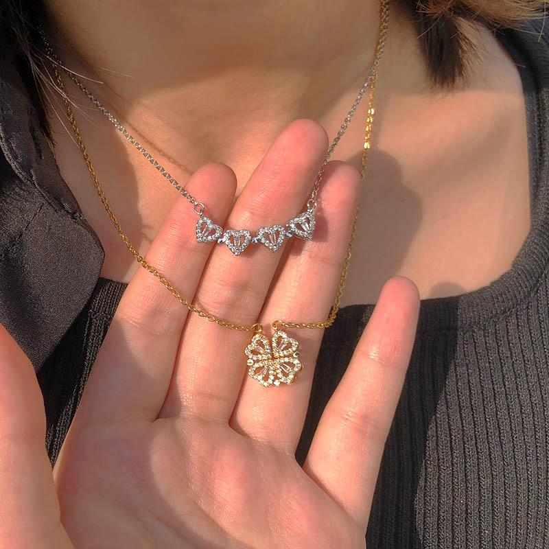 RadiantBond Evig Halsband | Lyxigt justerbart halsband som symboliserar kärlek och välstånd