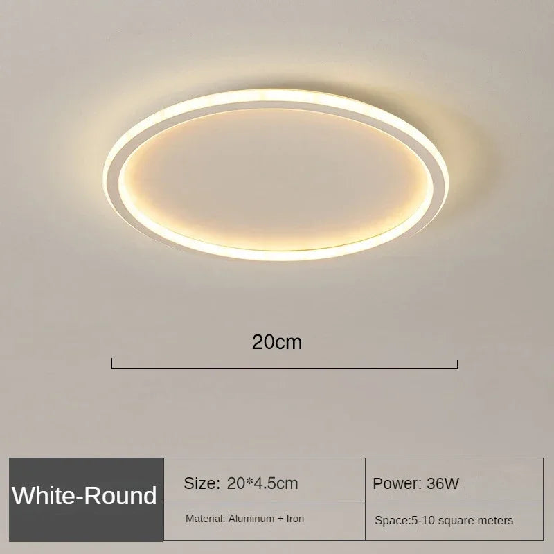 Skandinavisk LED Taklampa – Modern, Dimbar & Stilren för Vardagsrum, Matrum & Hall