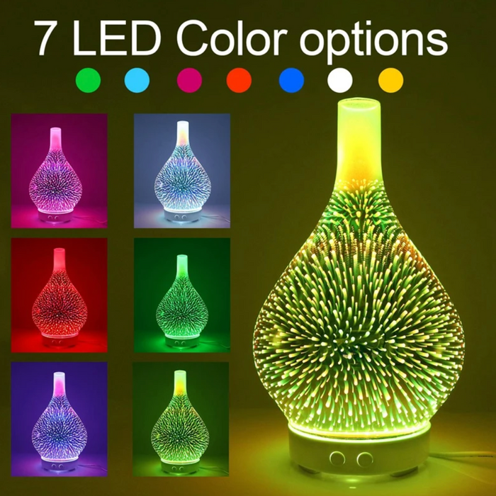 Lugnande & Atmosfär Aromaterapi Diffuser – AuroraGlow