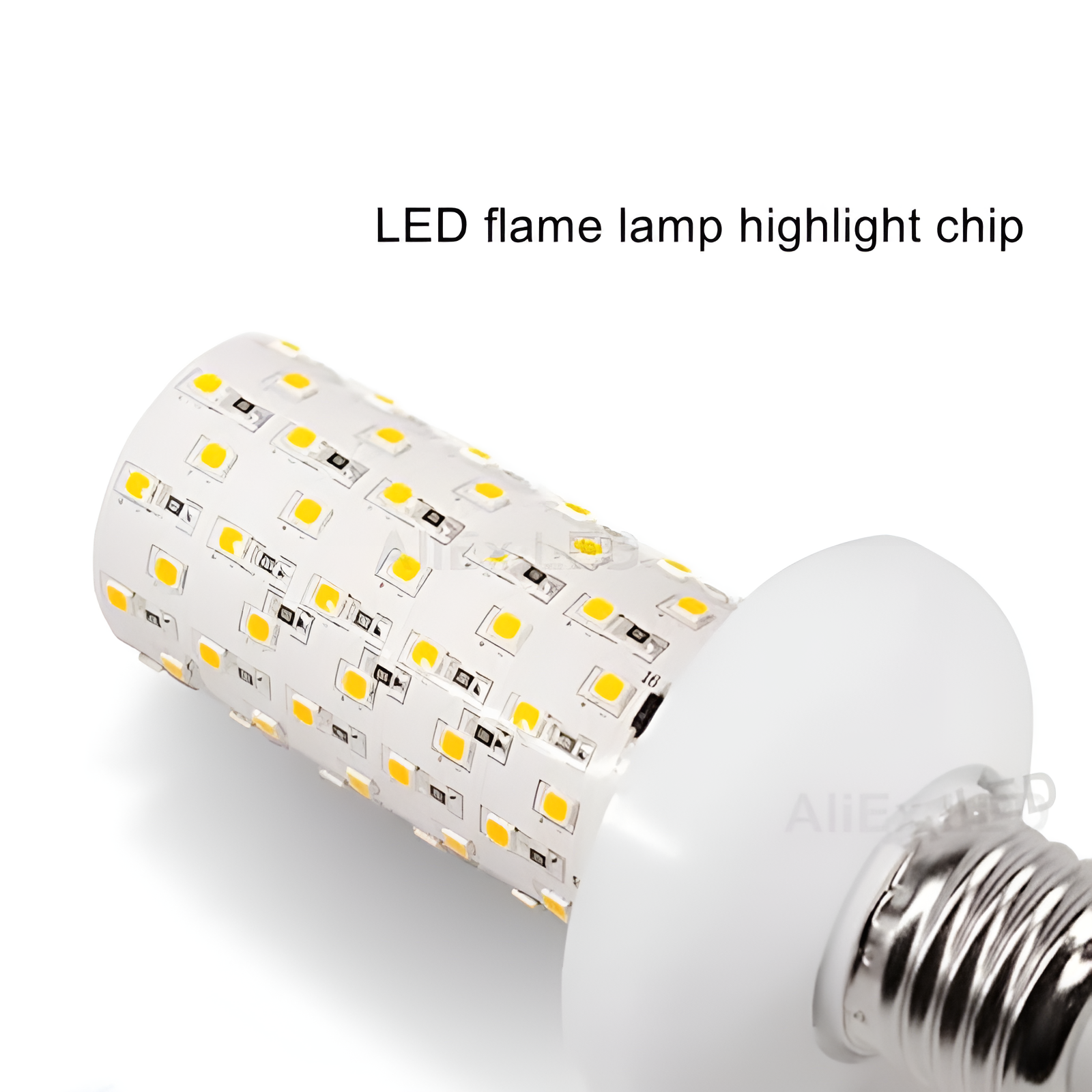 Flame Effect Lamp - 9W Simulerad Flamma Lampa