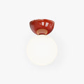 Valentina Modern Flush Mount Ceiling Light Metall Glas Sovrum