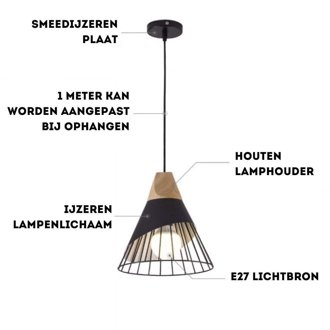 Trendig Skandinavisk Industriell Pendellampa – UrbanBeam