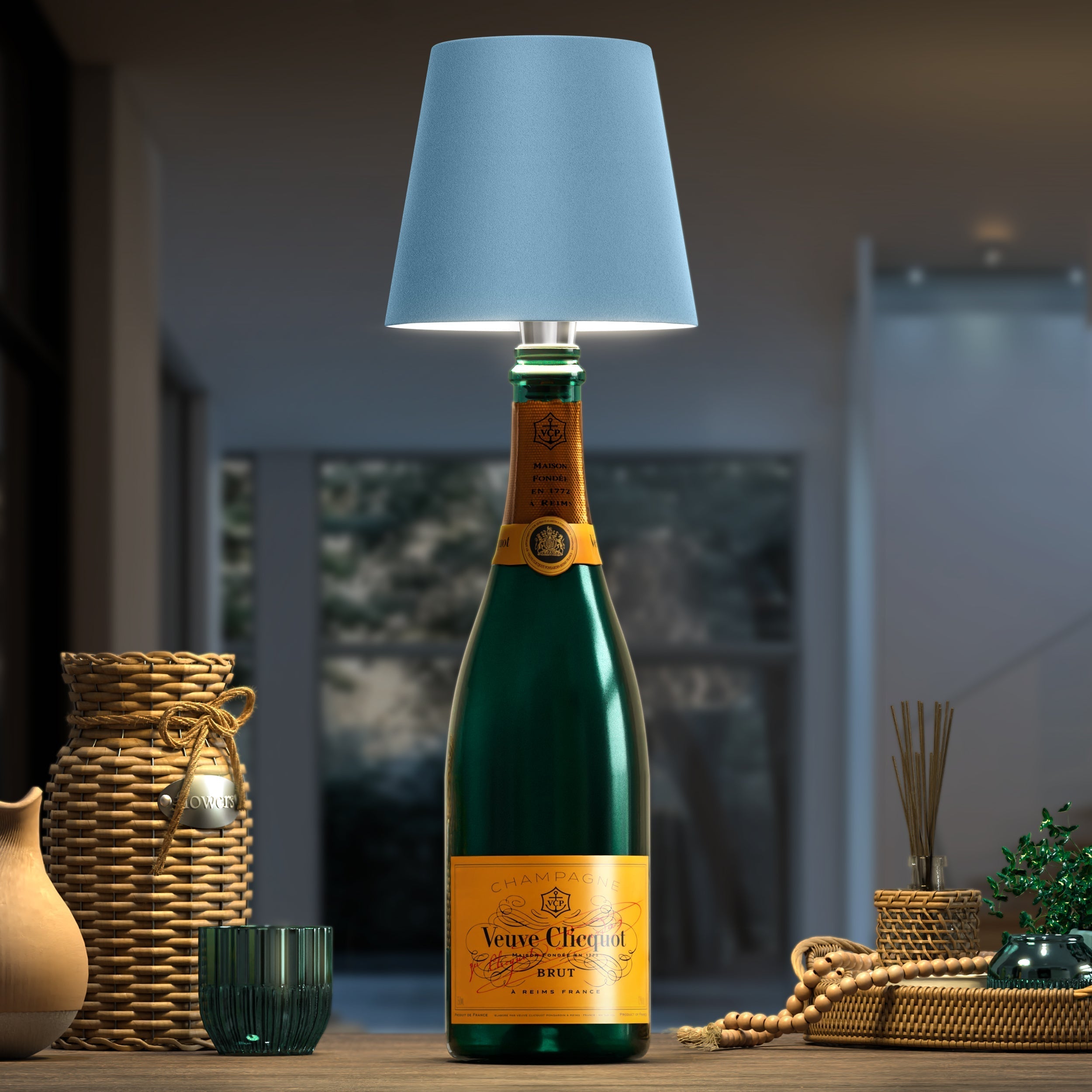 PrestigeBeam FlaskaLampa | Mångsidig LED-belysning för flaskor – Miljövänlig och bärbar