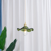 FleurLuxe Kopparhängande Lampa | Designer blommig pendellampa för sofistikerade interiörer