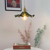 FleurLuxe Kopparhängande Lampa | Designer blommig pendellampa för sofistikerade interiörer