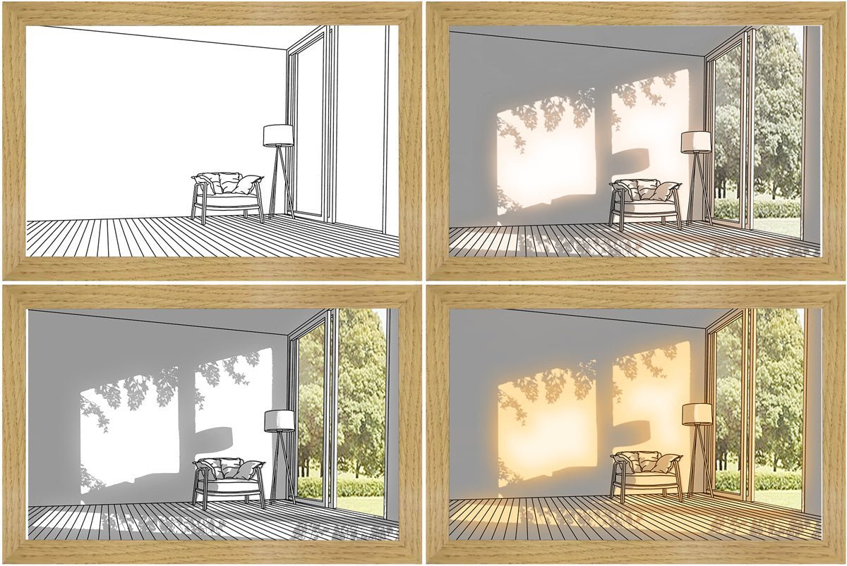LED Ljusbild – Luminza