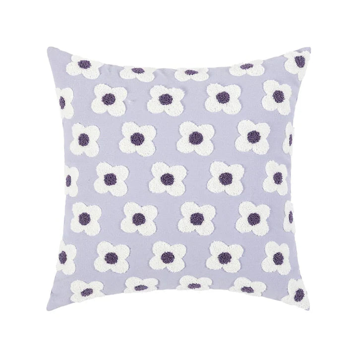 LuxeBloom Artisan Lumbar Pillow Cover Exklusiv prästkragebroderi för en touch av elegans och komfort i din heminredning
