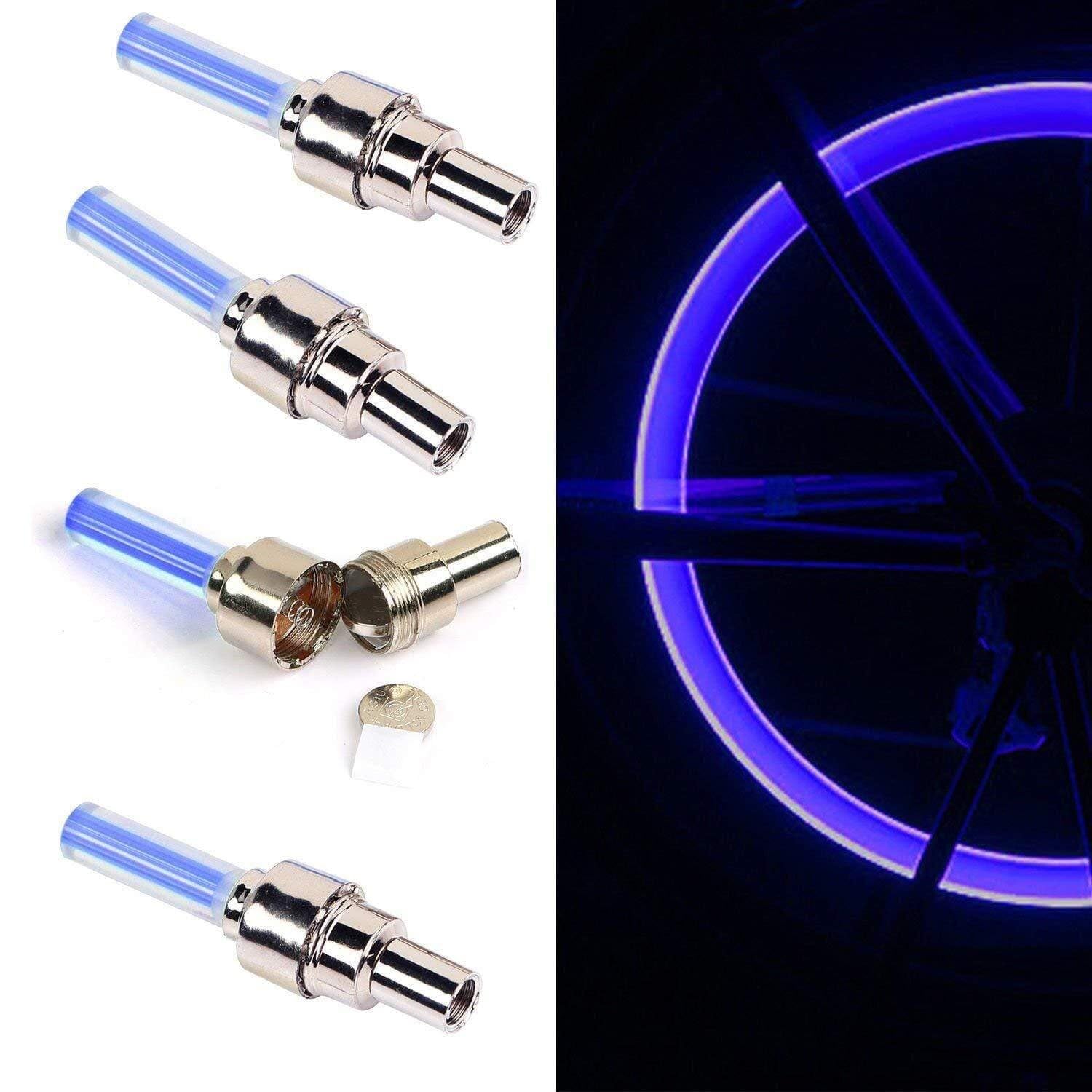 Set med 4 Belysta Ventilkåpor – GlowRims