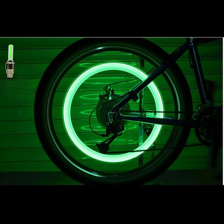 Set med 4 Belysta Ventilkåpor – GlowRims
