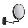 LumiReflect Premium LED Makeup Spegel | Uppladdningsbar väggmonterad förstoringsspegel med justerbart ljus