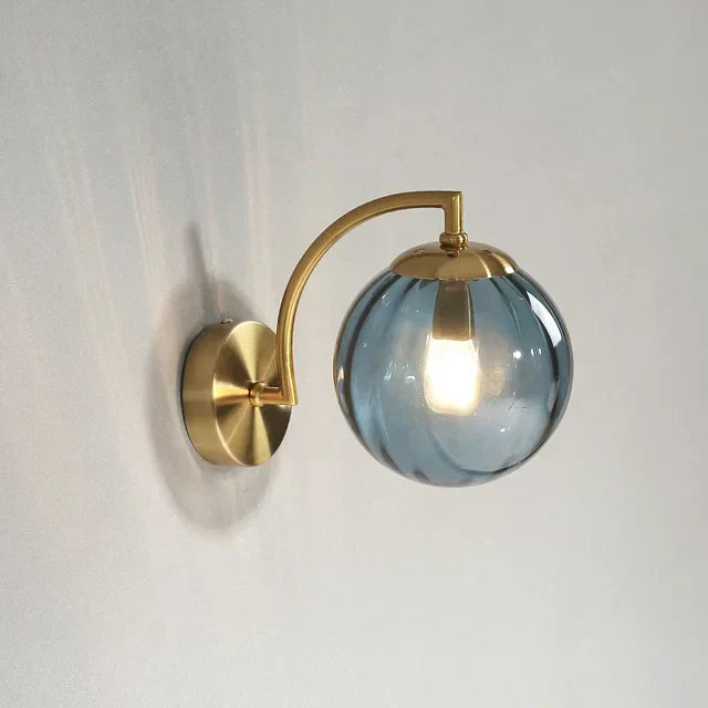 Modern Lyx Glas Vägglampa – CrystalGlow