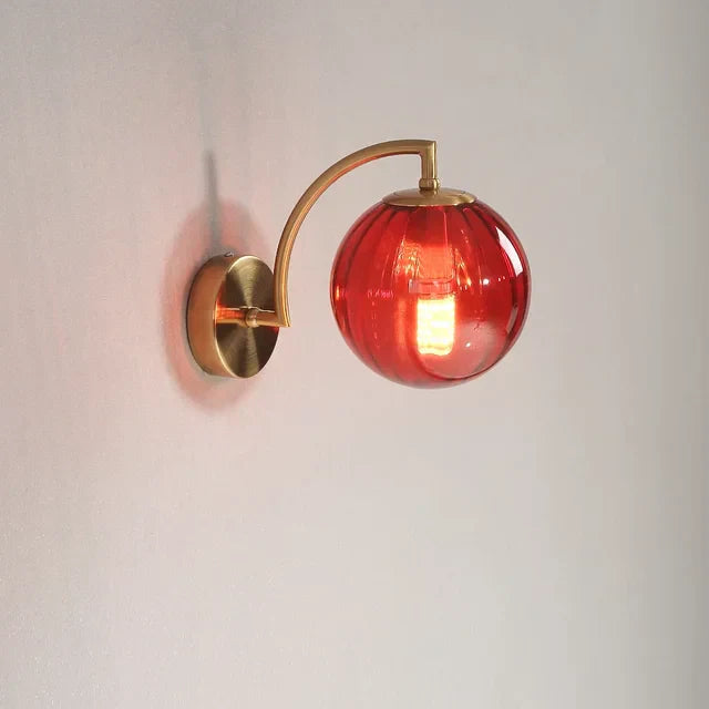 Modern Lyx Glas Vägglampa – CrystalGlow
