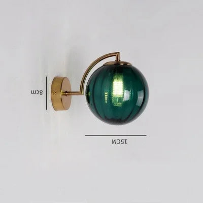Modern Lyx Glas Vägglampa – CrystalGlow