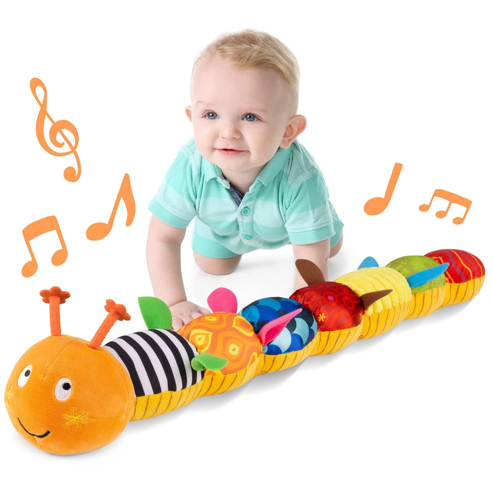 Musikalisk Kattmask Plush Leksak - Interaktiv och Mjuk