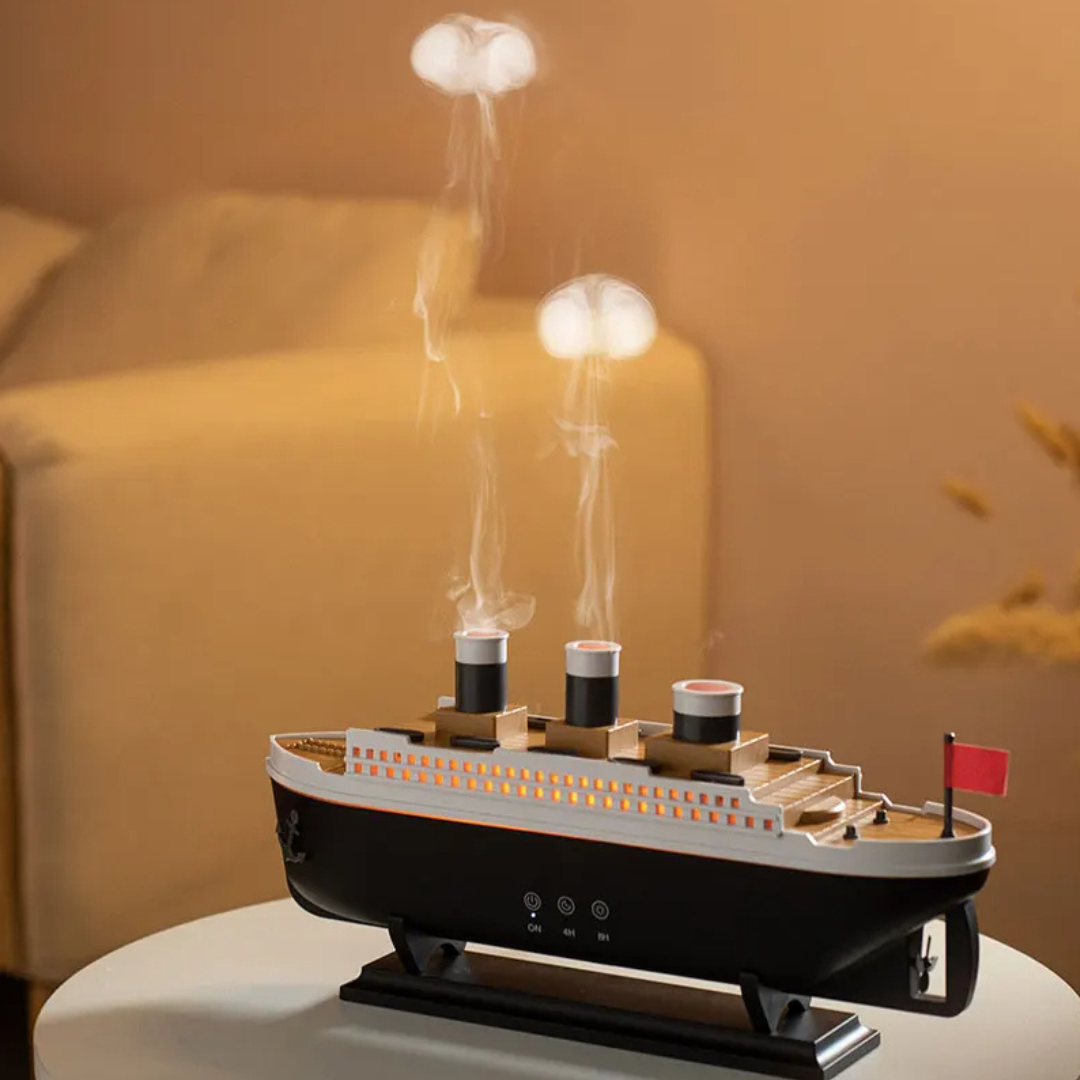 VapoCruise Aromaterapidiffusor | Premium luftfuktare med avslappnande dimma och ambient LED-ljus