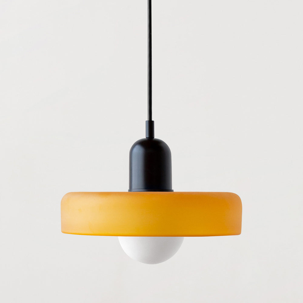 Färgglad Pendellampa i Bauhaus Stil - StiloGlas