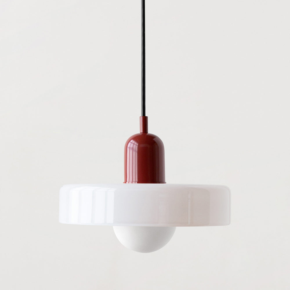 Färgglad Pendellampa i Bauhaus Stil - StiloGlas